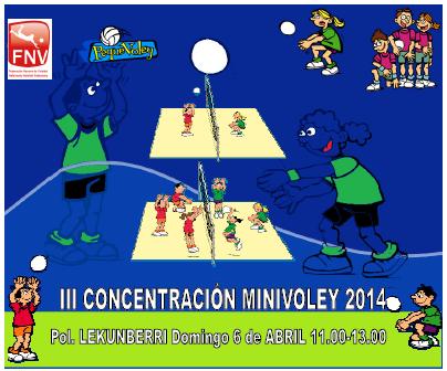 III CONCENTRACION MINIVOLEY